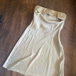 Princess Polly Strapless Sage Green Dress